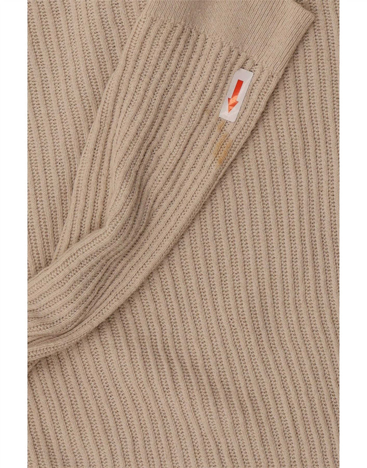 Zara Top Homme Manches Longues Beige Moyen