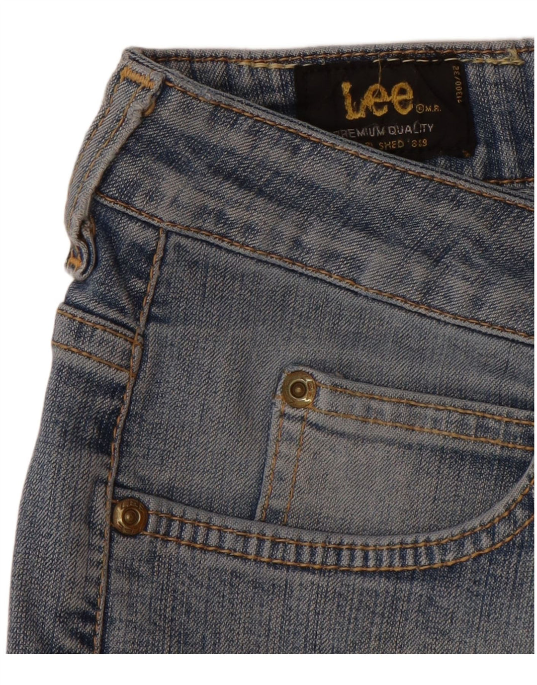 LEE Jean droit Cameron femme W32 L28 bleu coton