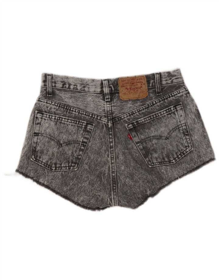 Levi's Short En Jean Femme W28 Gris Moyen