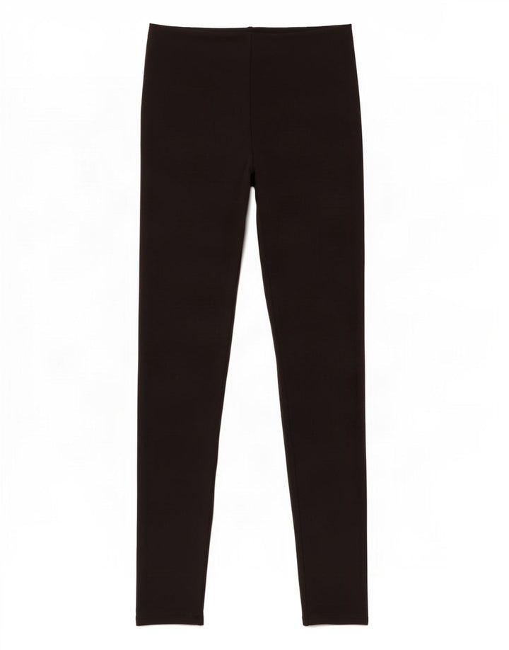 Zara Femme Leggings UK 8 Petit Noir Polyester