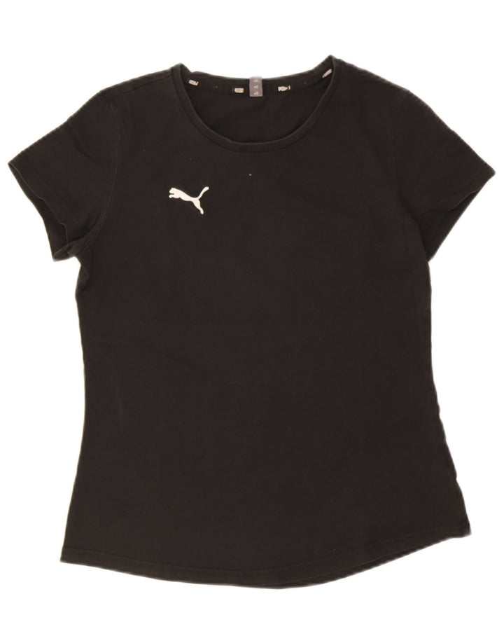 Puma T-shirt pour femme UK 12 Medium Noir