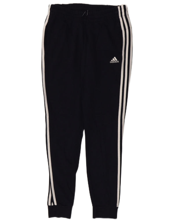 Adidas Pantalon de survêtement pour femme Joggers UK 8/10 Petit Bleu Marine Coton