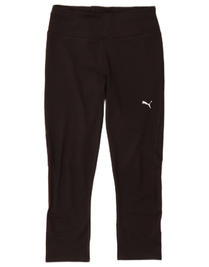 Puma Legging Capri Femme UK 8 Petit Noir Polyester
