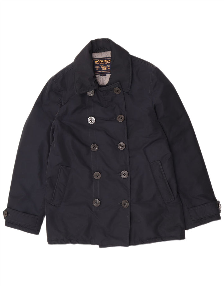 Woolrich Caban Femme UK 14 Bleu Marine Moyen