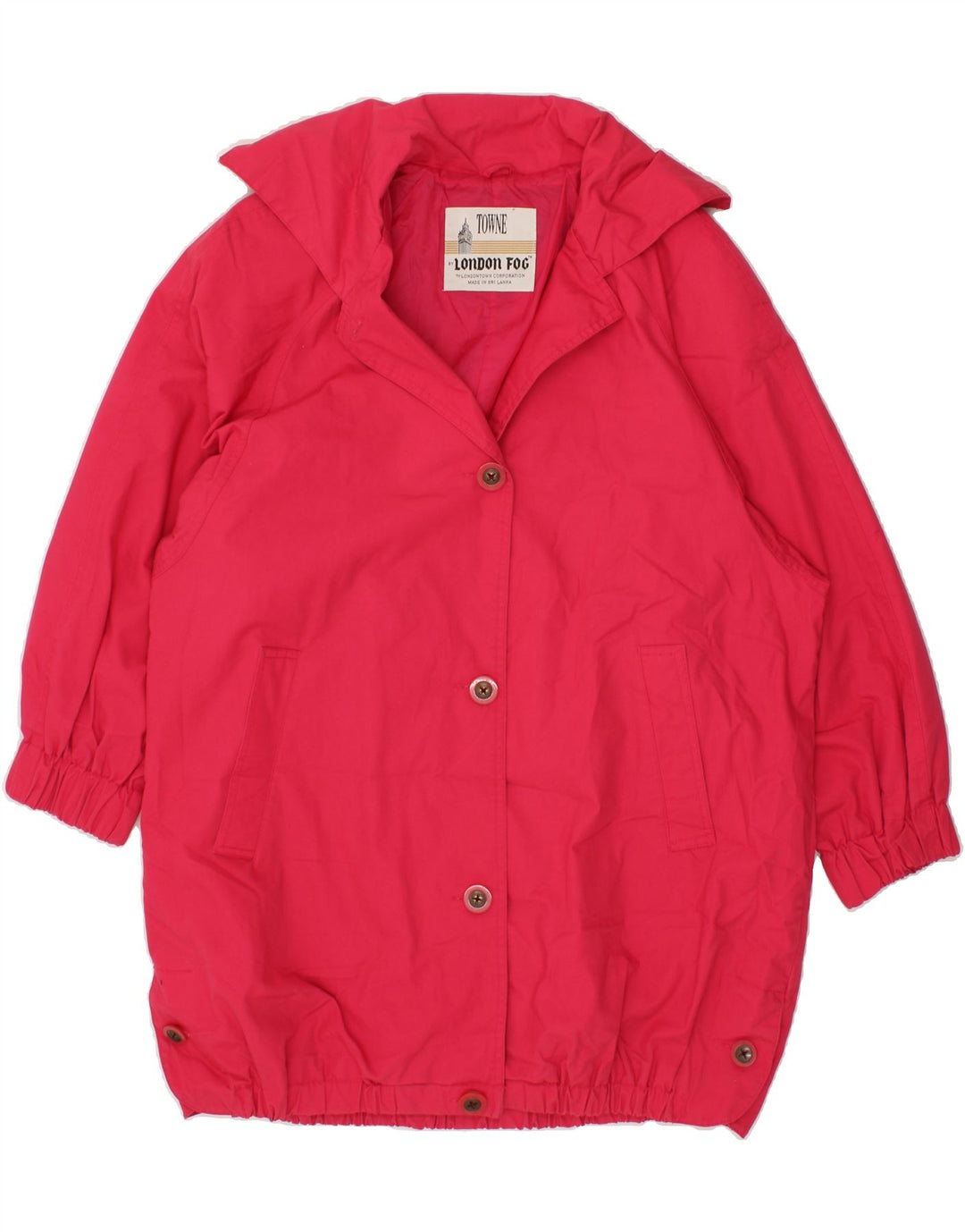 LONDON FOG Womens Overcoat UK 10 Small Pink Vintage London Fog and Second-Hand London Fog from Messina Hembry 