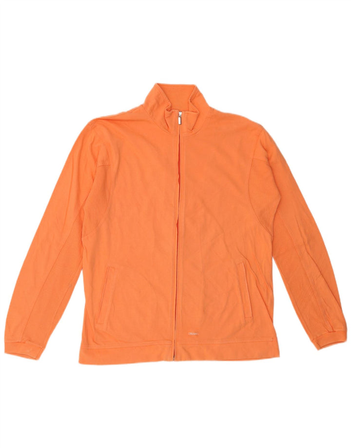 CHAMPION Veste de survêtement pour femme UK 18 XL Orange Coton