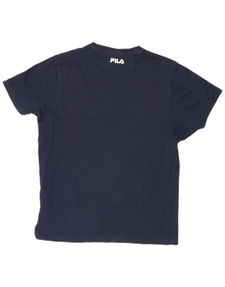 Fila T-Shirt Graphique Homme XS Bleu Marine