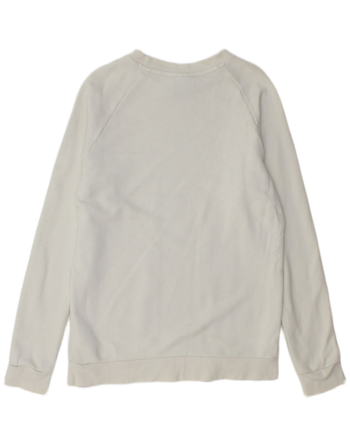 ADIDAS Sweat-shirt graphique pour hommes Petit coton blanc