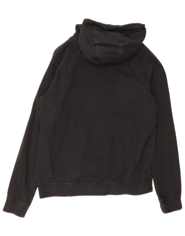 Nike Pull à capuche coupe ample pour femme UK 10 Petit coton noir