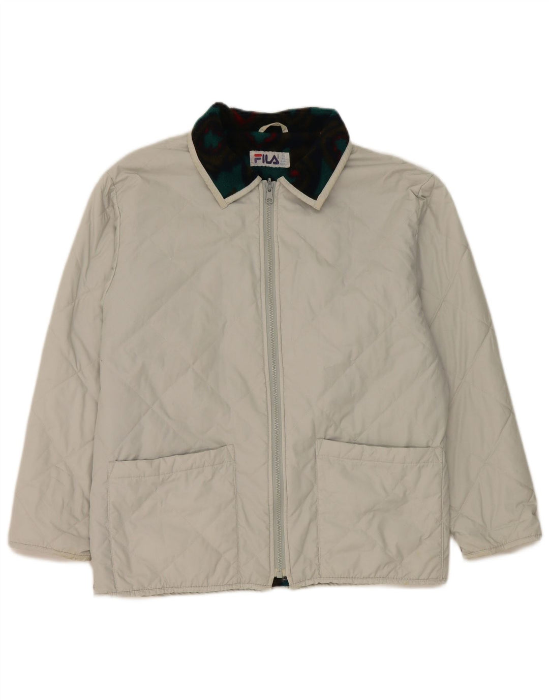 Fila Veste matelassée fille 13-14 ans Gris Polyester