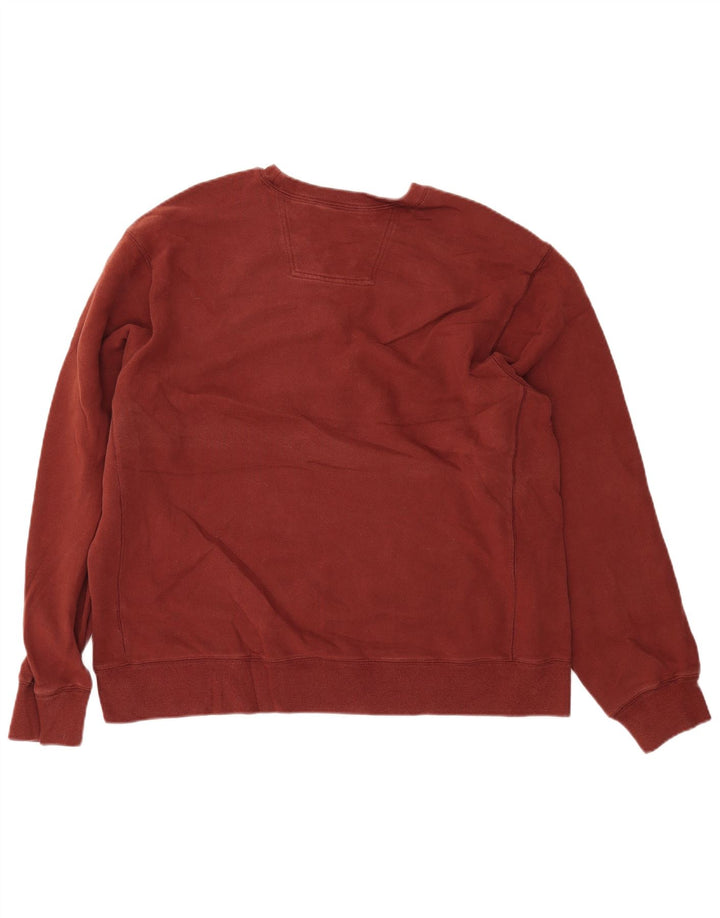 EDDIE BAUER Sweat-shirt graphique pour homme XL en coton marron
