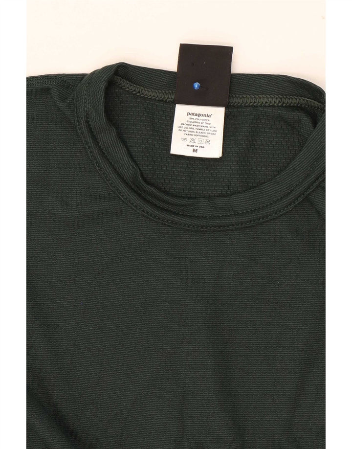 Patagonia Haut à Manches Longues Homme Vert Moyen Polyester