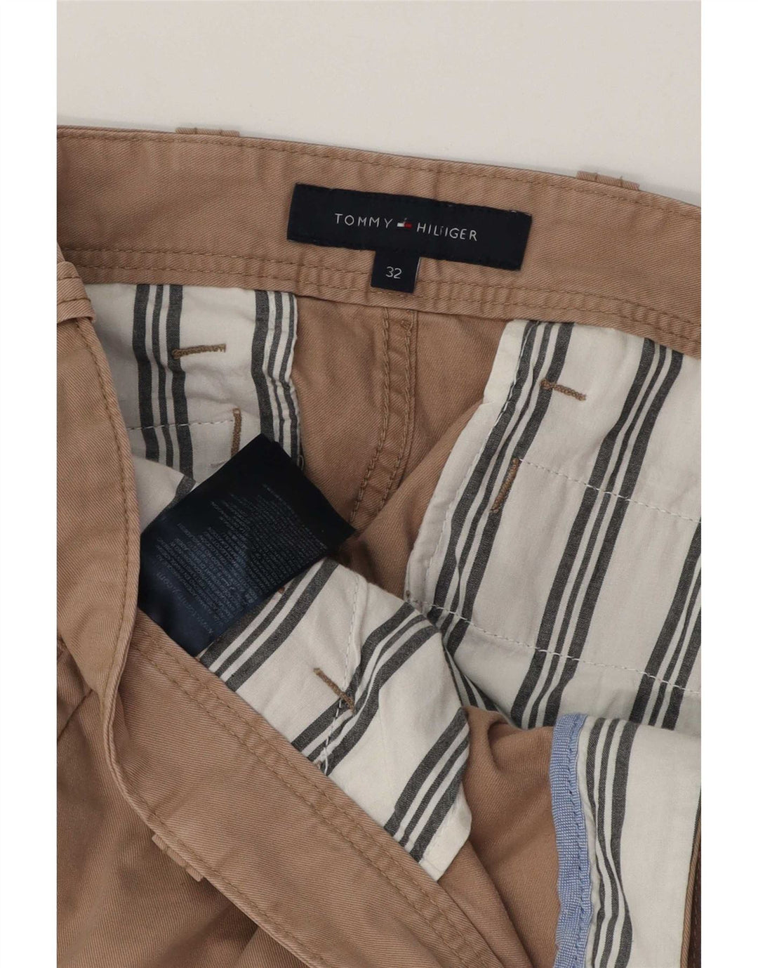 Tommy Hilfiger Short Cargo Homme W32 Coton Beige Moyen