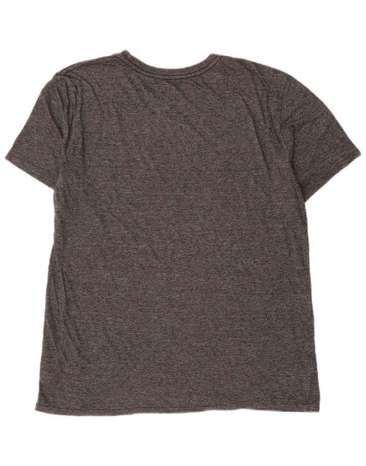 Hurley T-Shirt Homme Haut Large Gris Moucheté Polyester