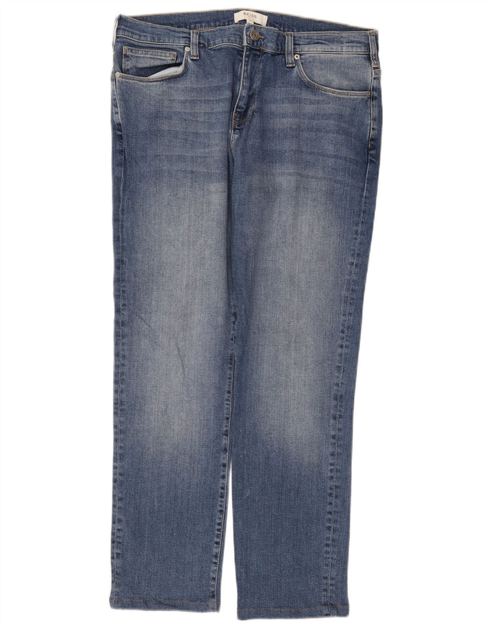 Reiss Jean droit homme W34 L28 bleu coton