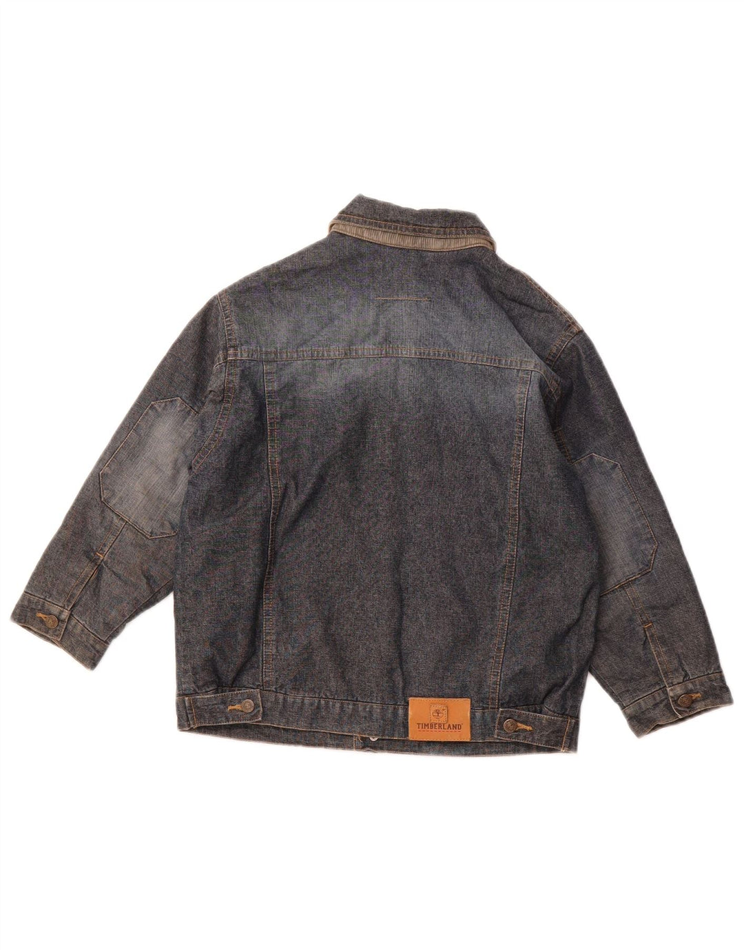 TIMBERLAND Boys Denim Jacket 5-6 Years Navy Blue Cotton