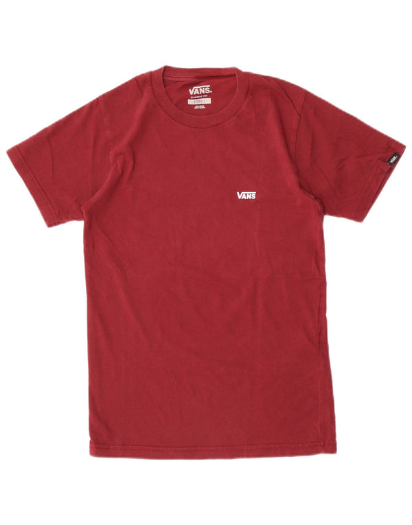 Vans T-shirt coupe classique pour homme XS en coton marron