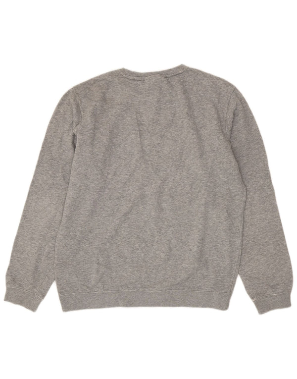 Nike Homme Sweat-Shirt Graphique Gris Moyen Moucheté Coton