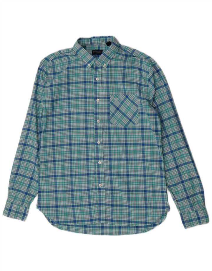 Dockers Chemise Homme Medium Turquoise Check Coton