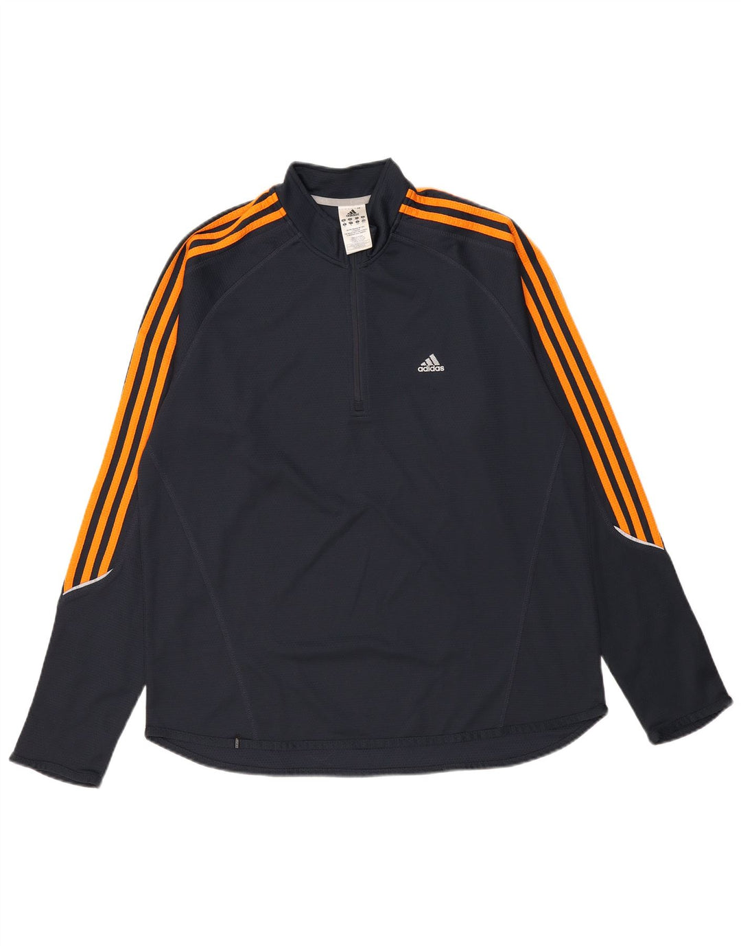 ADIDAS Clima 365 Pull à col zippé pour homme Bleu marine XL
