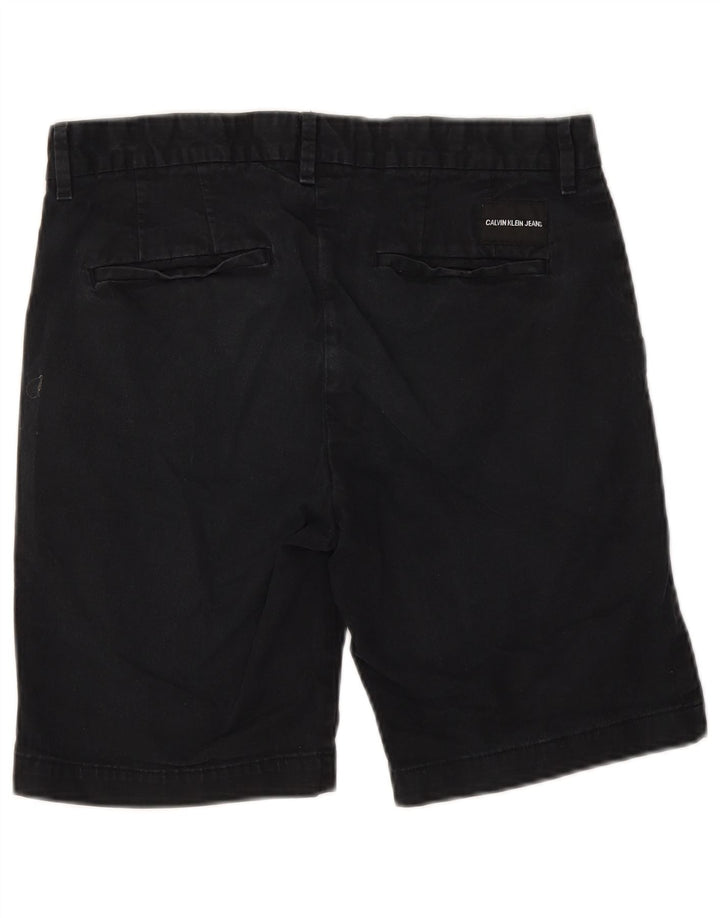 Calvin Klein Short Chino Homme W30 Bleu Marine Moyen Coton