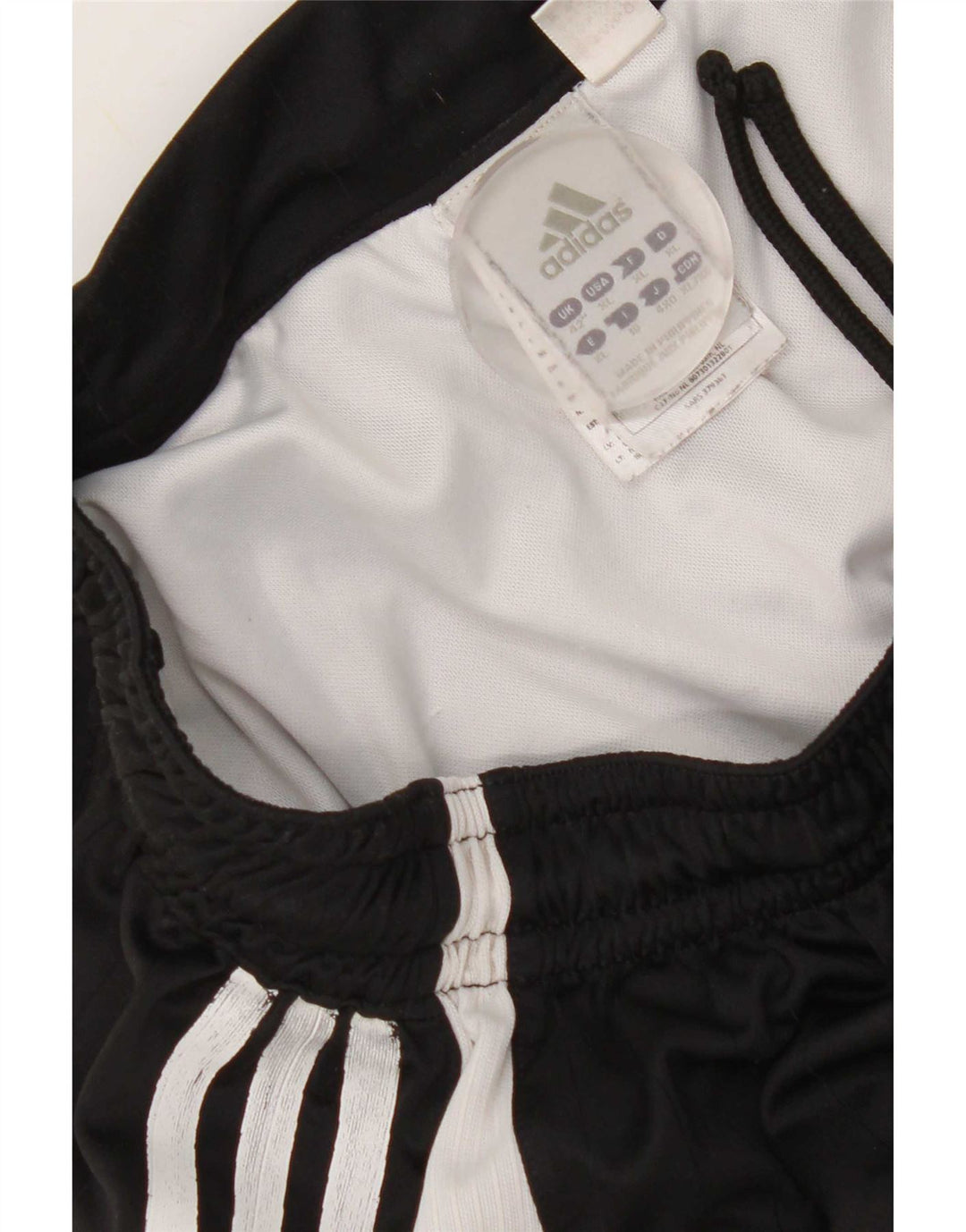 Adidas Short de sport graphique pour homme en polyester color block noir moyen