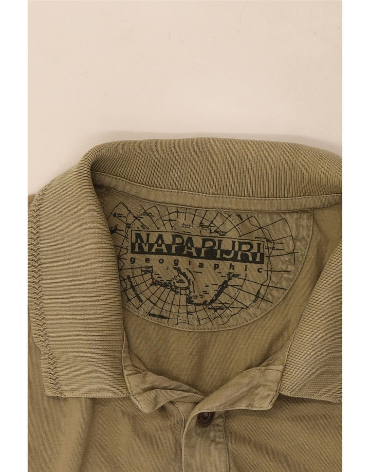 Napapijri Polo Homme Vert Moyen