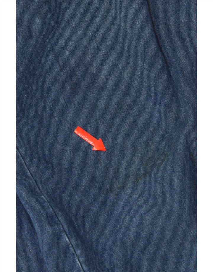 Trussardi Jean Droit W33 L30 Bleu Coton Homme