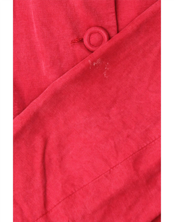 Monsoon Veste Blazer 5 Boutons Femme UK 14 Viscose Rouge Moyen