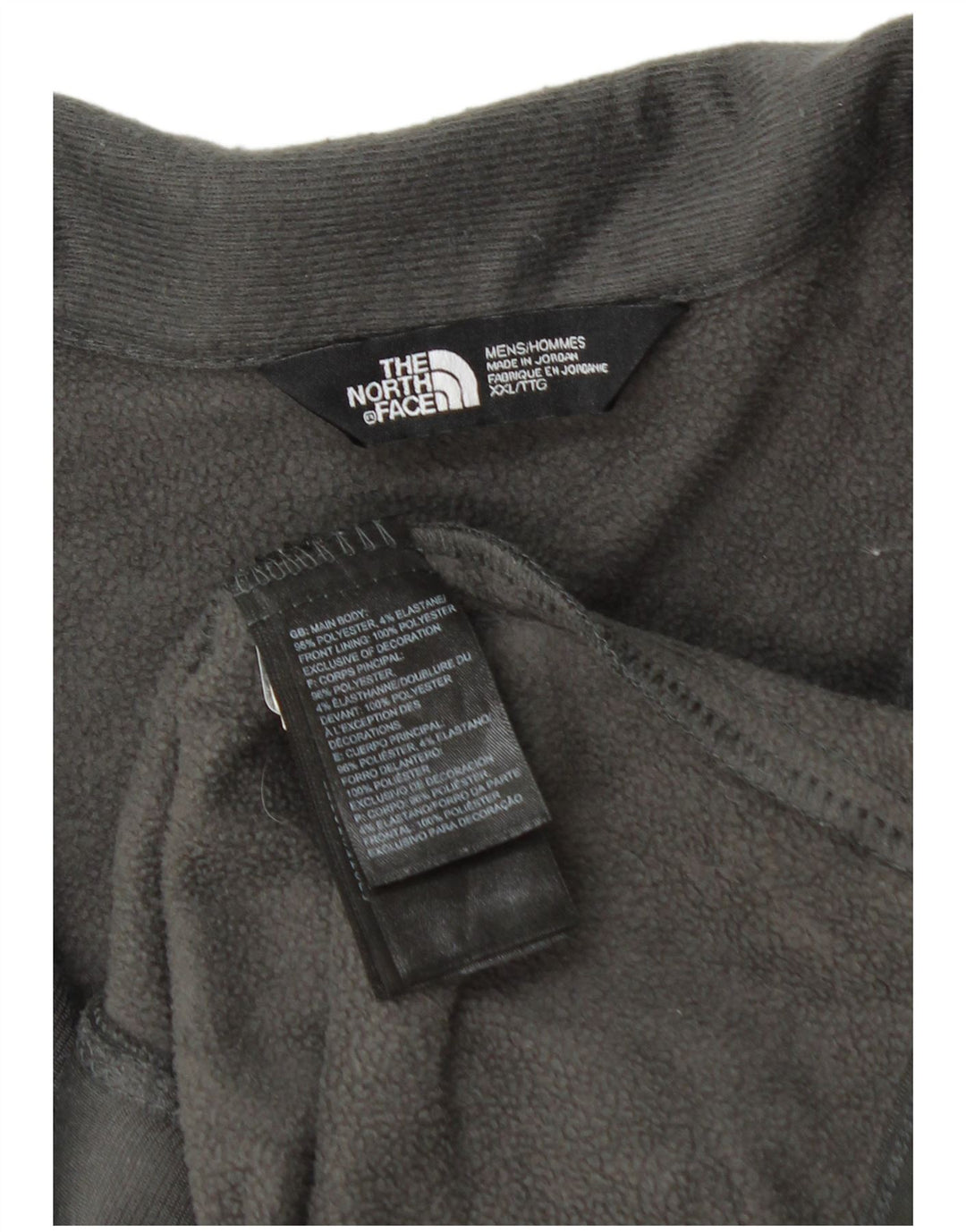 THE NORTH FACE Veste de survêtement pour homme 2XL Gris Moucheté Polyester