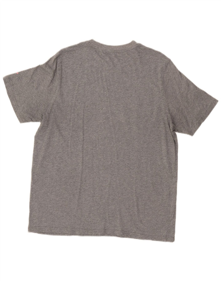 PUMA T-shirt graphique pour hommes, grand, gris