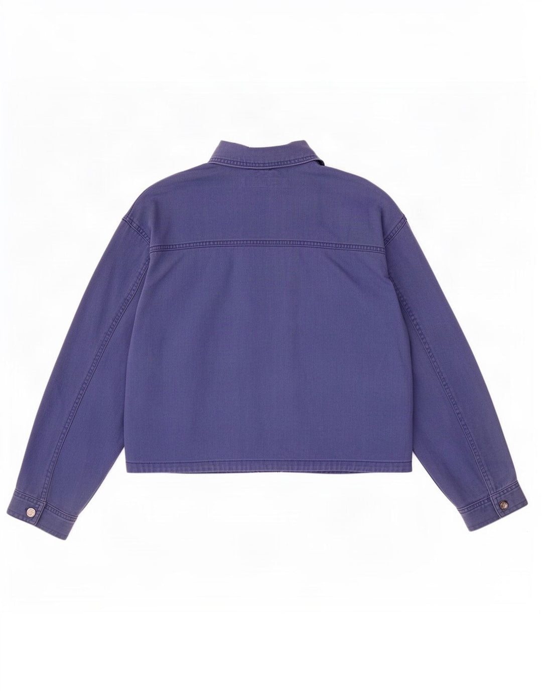 Zara Veste en jean surdimensionnée pour femme UK 6 XS Bleu