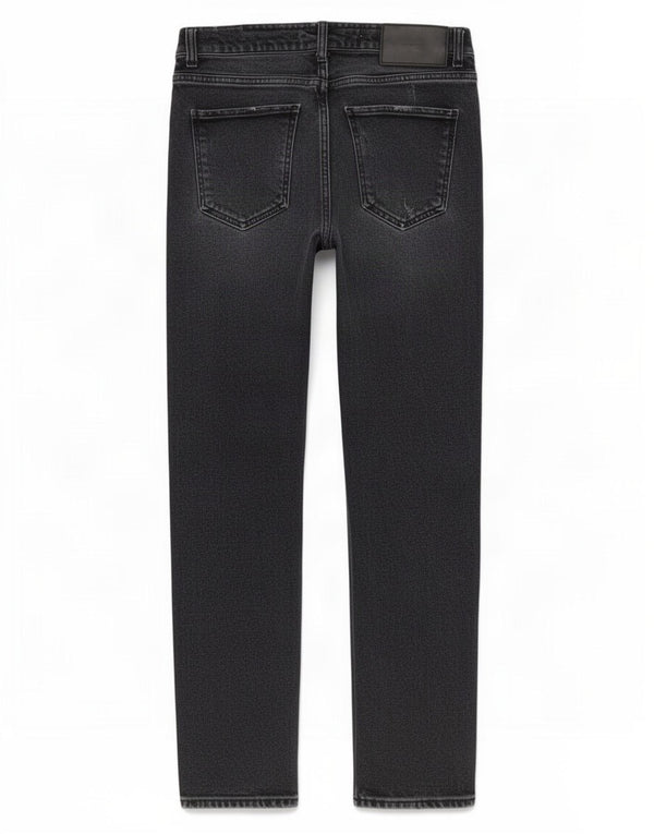Zara Jean slim vieilli pour homme EU 40 Medium W31 L30 Gris Coton