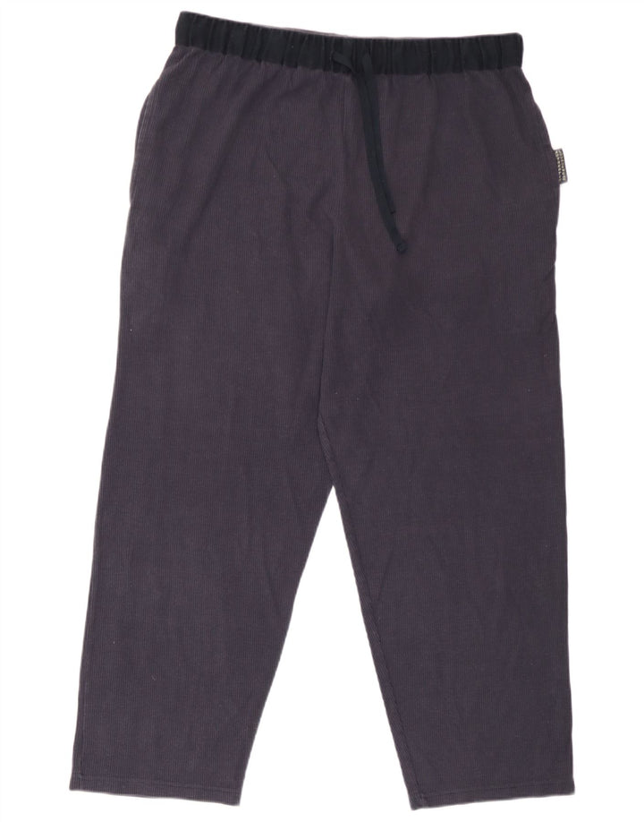 Marks & Spencer Pantalon de Survêtement Court Homme Bleu Marine Moyen Coton