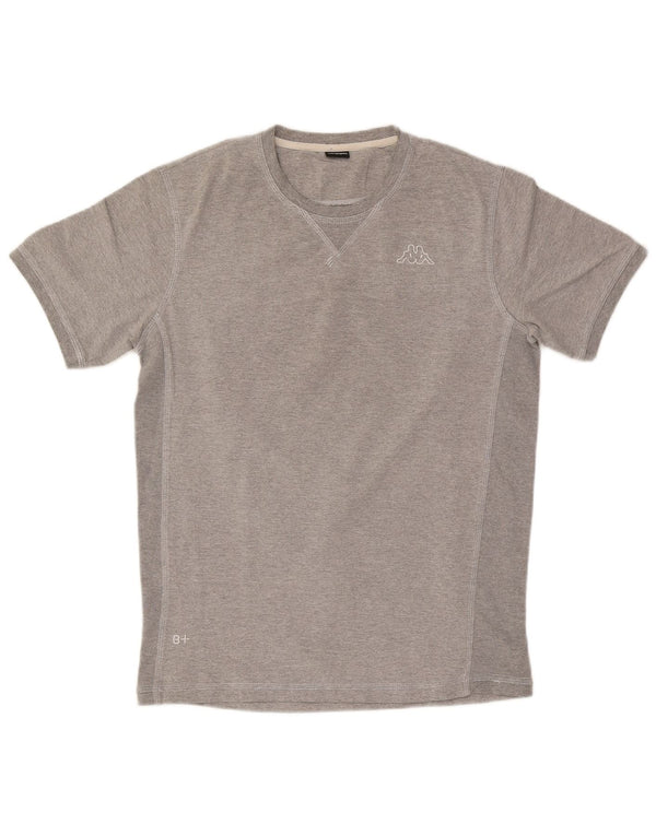 Kappa T-Shirt Homme Haut Large Gris Moucheté