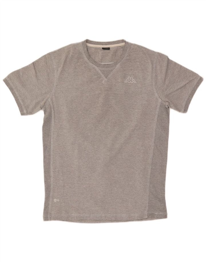 Kappa T-Shirt Homme Haut Large Gris Moucheté