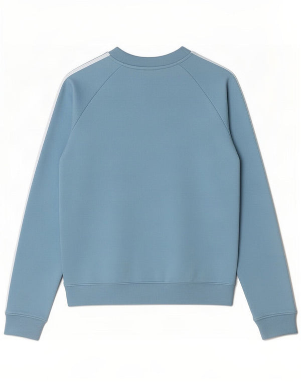 Adidas Sweat-shirt pour femme UK 8 Petit Bleu Coton
