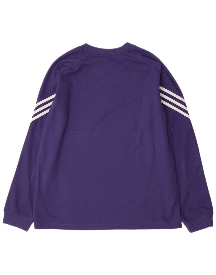 Adidas Haut à manches longues pour homme Violet moyen Polyester