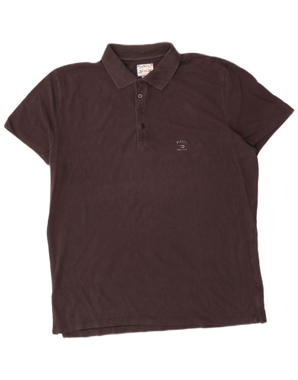 Diesel Polo coupe ample pour homme XS Noir