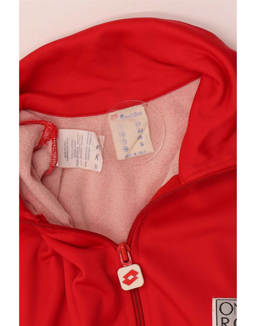 Lotto Veste de survêtement pour femme UK 10 Small Rouge Polyamide