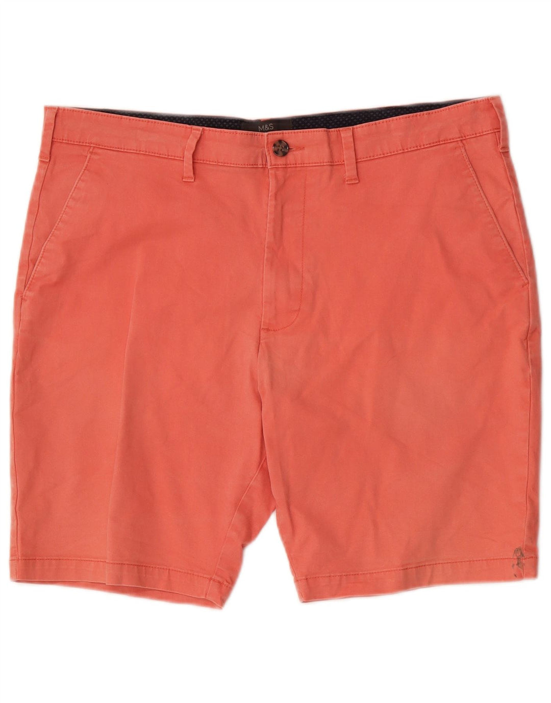 Marks & Spencer Short Chino Homme W36 Grand Rose Coton