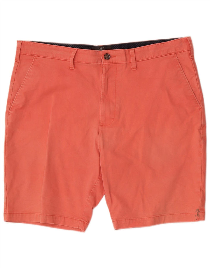 Marks & Spencer Short Chino Homme W36 Grand Rose Coton