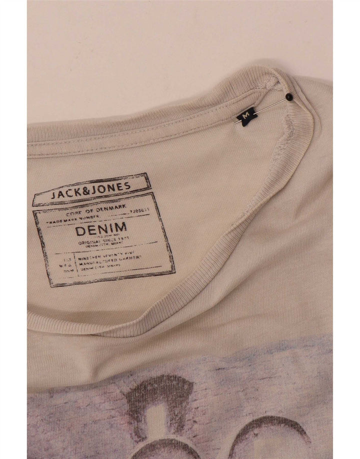 Jack & Jones T-Shirt Graphique Homme Gris Moyen