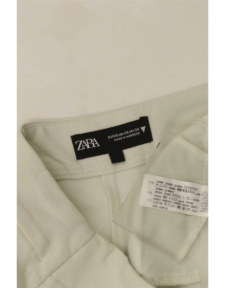 Zara Femme Jupe-short Hot Pants XS W25 Vert Polyester