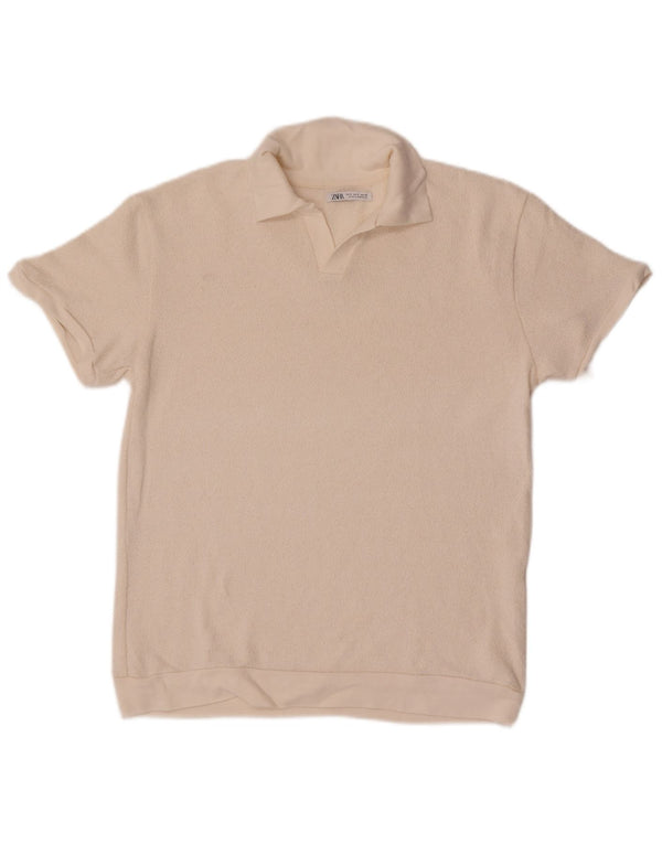 Polo Homme Zara Petit Blanc Cassé