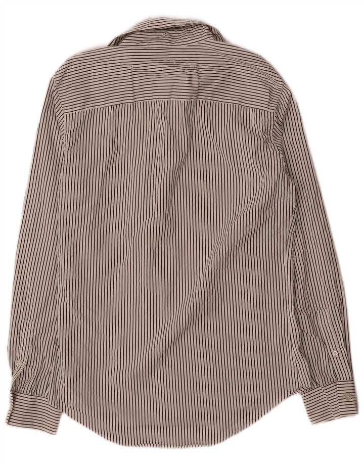 Zara Chemise Super Slim Fit à fines rayures blanches pour homme