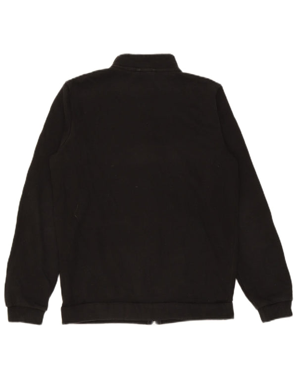Puma Boys Graphic Tracksuit Top Jacket 13-14 Years Black Cotton