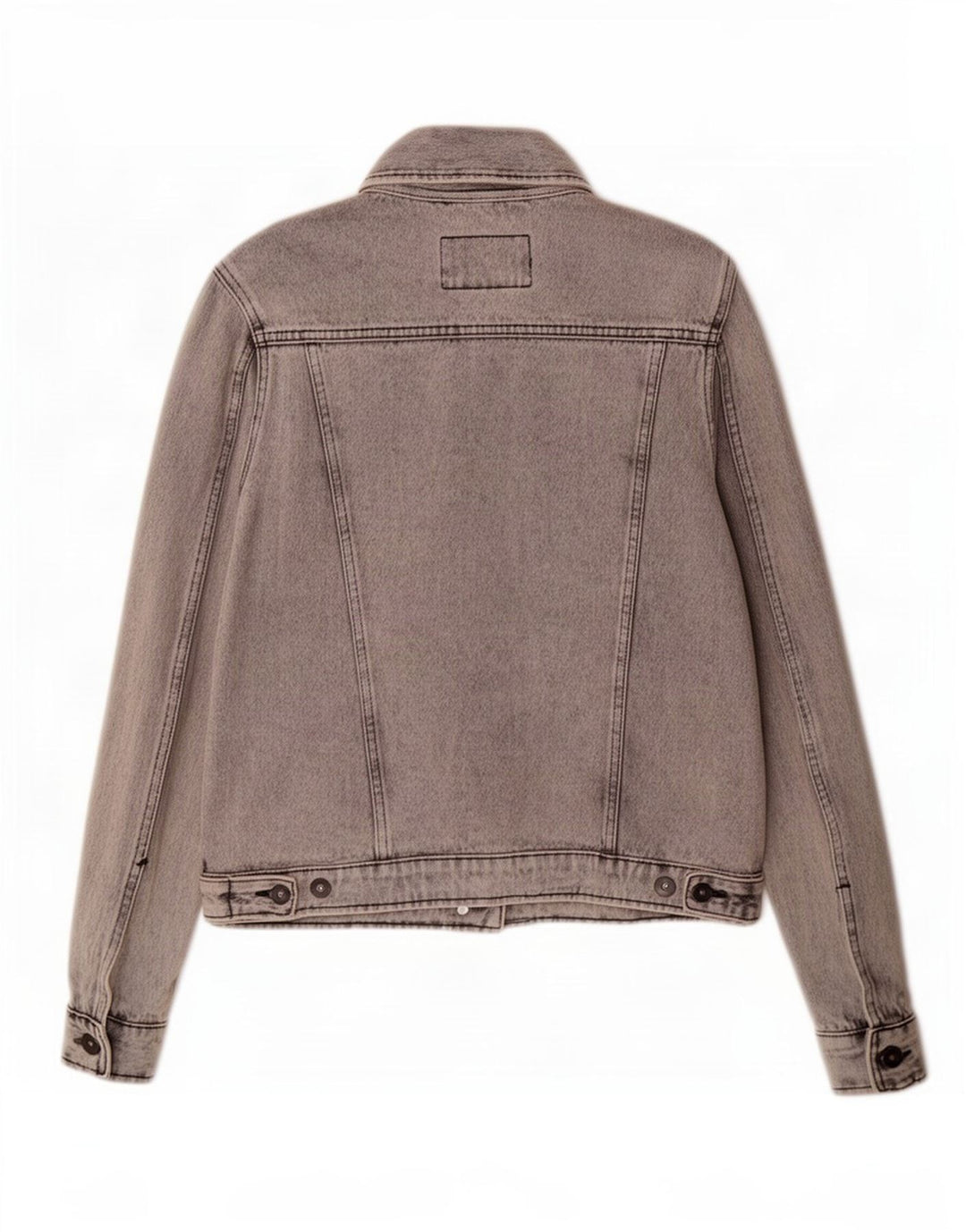 Marks & Spencer Veste en jean pour femme UK 10 Petit coton gris