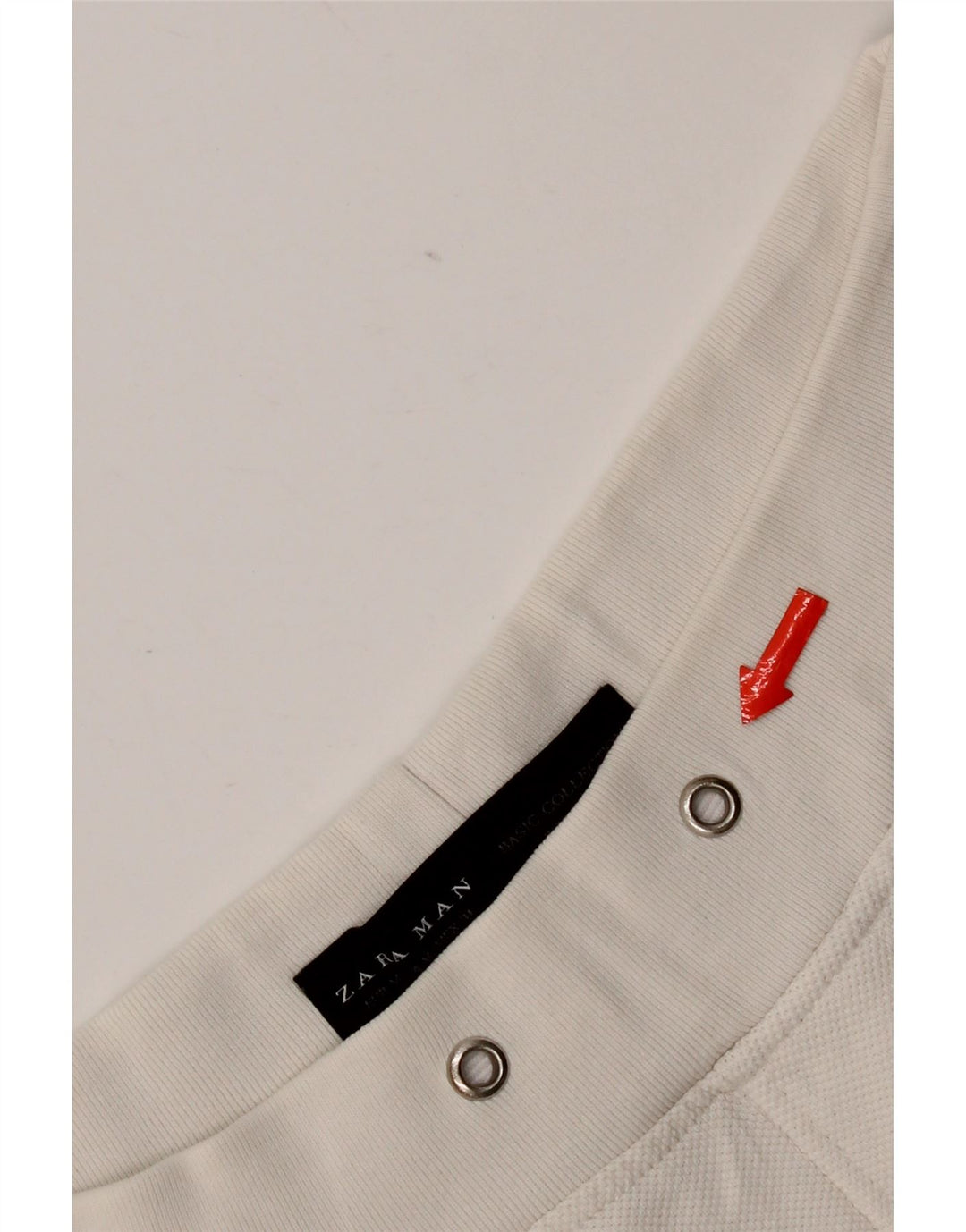 Zara Short Chino Homme Moyen W31 Coton Blanc