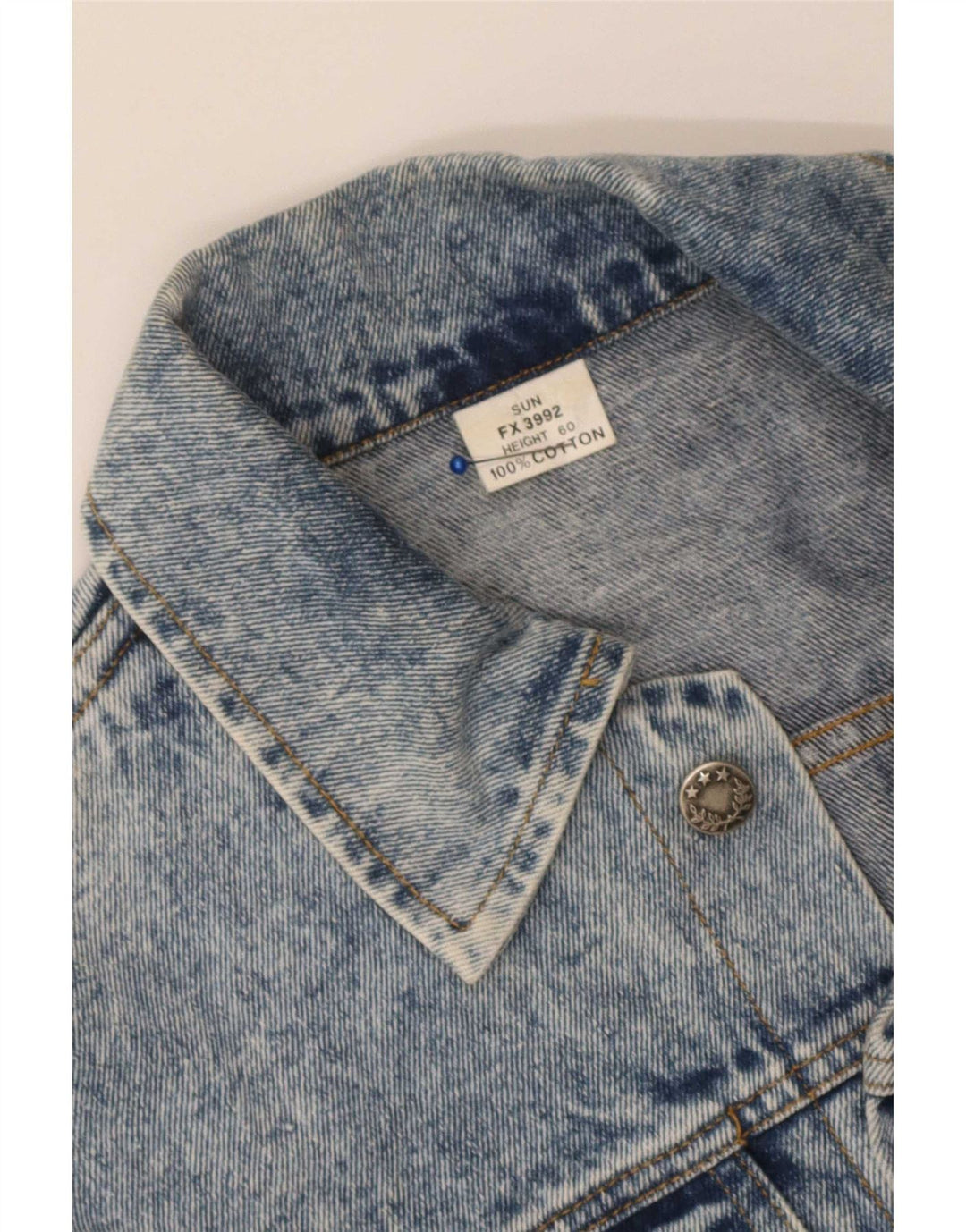 veste en jean vintage garçons 11-12 ans coton bleu